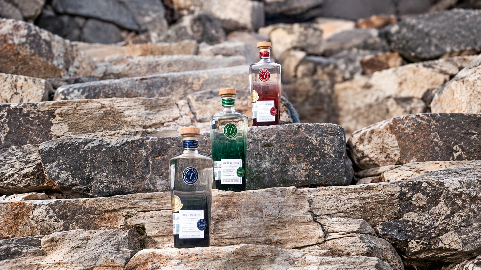 Mezcal SIE7E DESEOS Espadín, Tobalá y Ensamble
